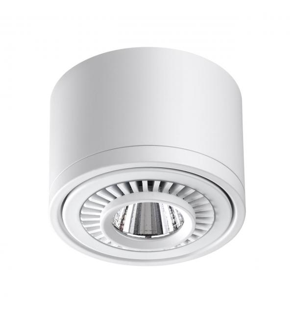 358811 OVER NT21 432 белый Светильник накладной светодиодный IP20 LED 9W 770Лм 4000K 220V GESSO