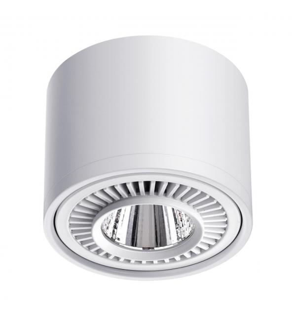 358813 OVER NT21 432 белый Светильник накладной светодиодный IP20 LED 18W 1600Лм 4000K 220V GESSO