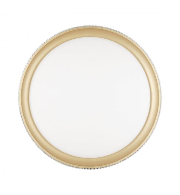 3054/DL PALE SN 000 Светильник пластик/белый/золотистый LED 48Вт 3000-6300K D395 IP43 пульт ДУ SHINY