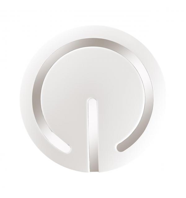 3041/CL COLOR SN 000 Светильник пластик/белый/хром LED 30Вт 4000К D335 IP43 BUTTON