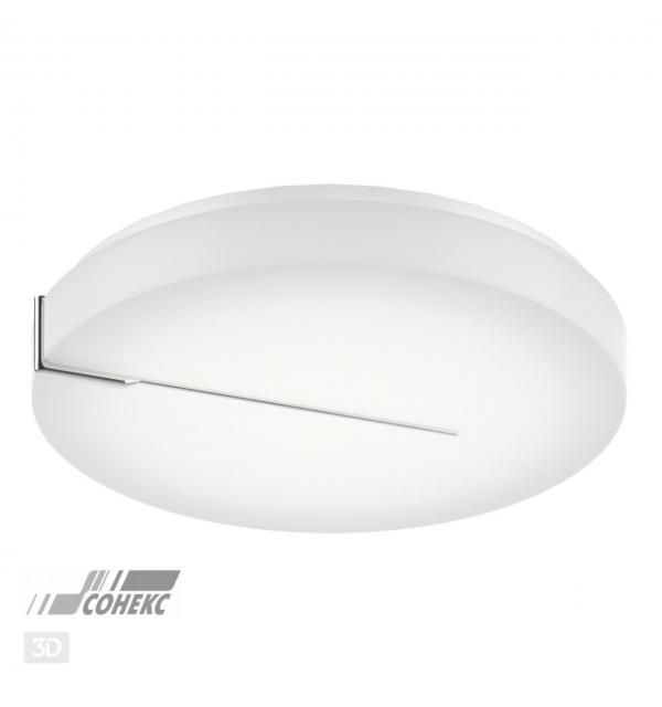 3086/CL SN Светильник пластик/хром LED 30Вт 4000К D330 IP43 PIN