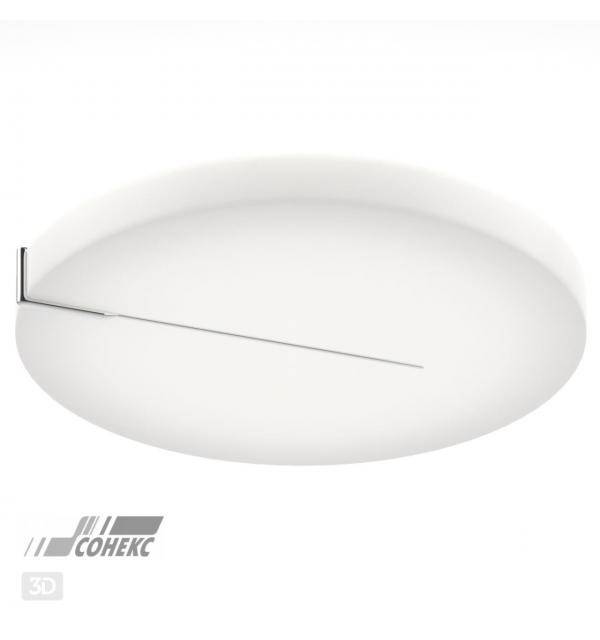 3086/EL SN Светильник пластик/хром LED 72Вт 3000-6300К D485 IP43 пульт ДУ PIN
