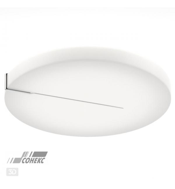 3086/EL SN Светильник пластик/хром LED 72Вт 3000-6300К D485 IP43 пульт ДУ PIN