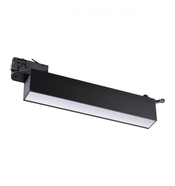 358837 PORT NT22 306 черный Светильник трехфазный трековый светодиодный IP20 LED 4000K 18W 220V ITER