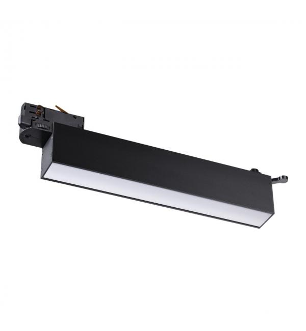358837 PORT NT22 306 черный Светильник трехфазный трековый светодиодный IP20 LED 4000K 18W 220V ITER