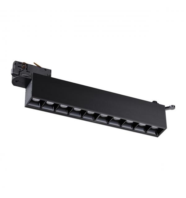 358843 PORT NT22 306 черный Светильник трехфазный трековый светодиодный IP20 LED 4000K 16W 220V ITER