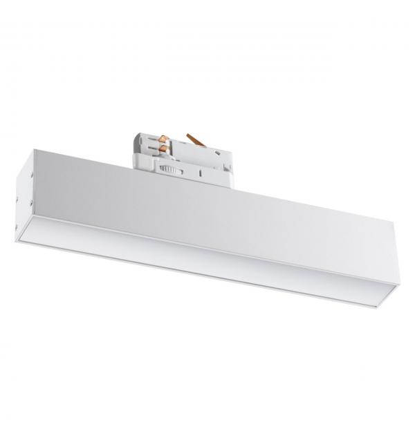 358854 PORT NT22 308 белый Светильник трехфазный трековый светодиодный IP20 LED 4000K 18W 220V ITER