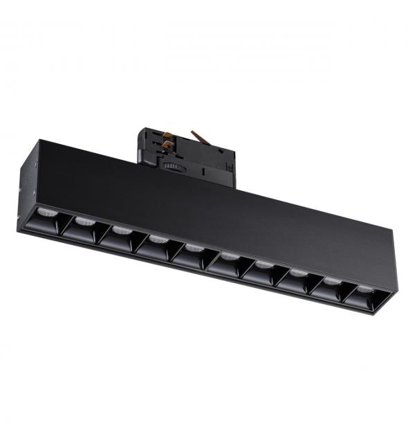 358861 PORT NT22 308 черный Светильник трехфазный трековый светодиодный IP20 LED 4000K 16W 220V ITER