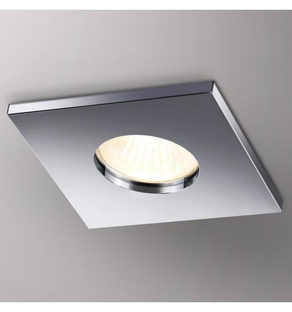 370806 SPOT NT22 598 хром Светильник встраиваемый влагозащищенный IP44 GU10 50W 220V AQUA
