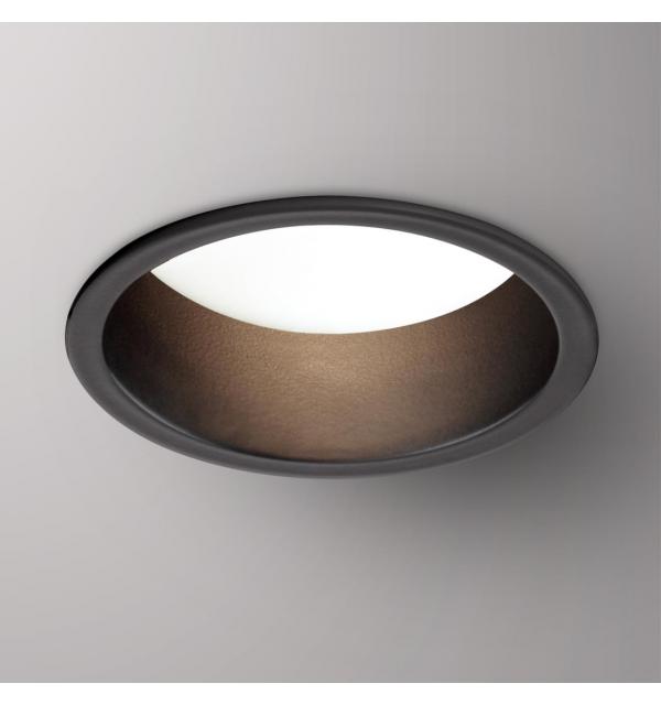 359235 SPOT NT23 536 черный Светильник встраиваемый светодиодный IP20 LED 9W 220V 540Лм 3000К TRAN