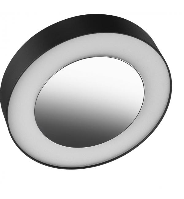 359277 OVER NT23 280 черный Светильник накладной светодиодный IP20 LED 18W 85-265V 1350Лм 3000К MIRROR