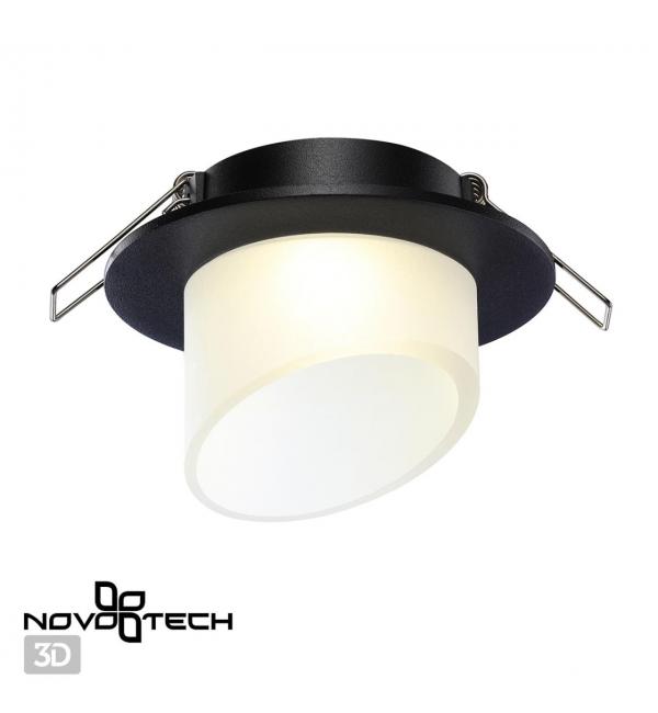 370896 SPOT NT22 581 черный Светильник встраиваемый IP20 GU10 9W 220V LIRIO