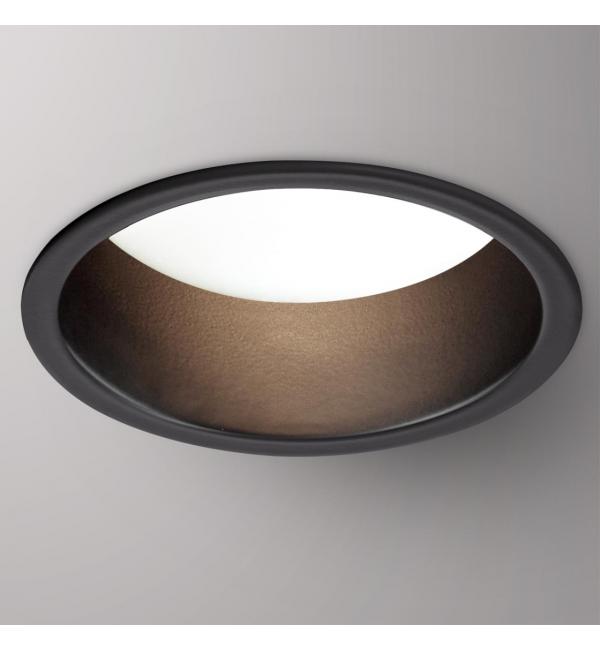 358902 SPOT NT22 536 черный Светильник встраиваемый светодиодный IP20 LED 4000К 12W 220V TRAN