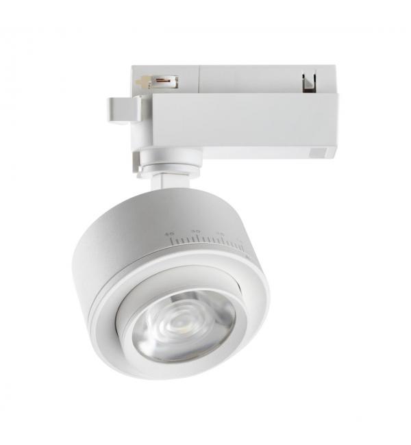 358943 PORT NT22 218 белый Светильник трековый однофазный трехжильный IP20 LED 4000К 15W 220V EDDY