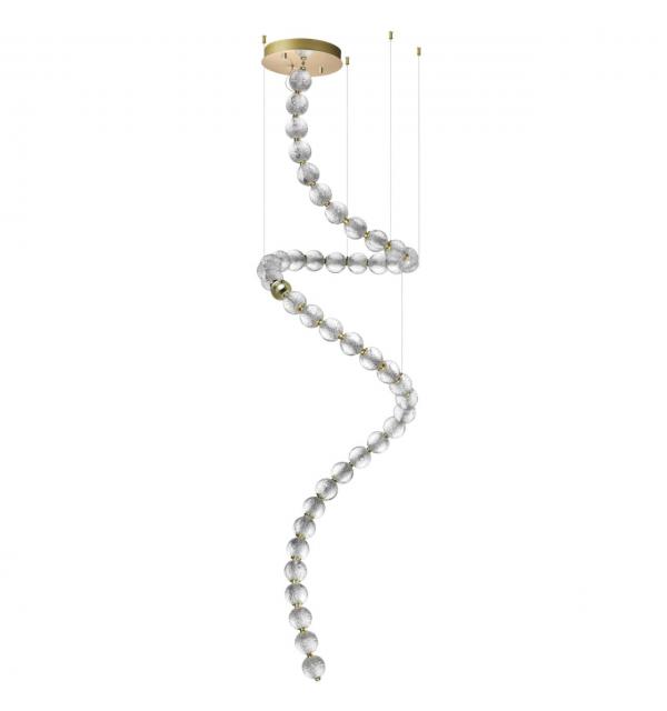 5008/132L L-VISION ODL23 579 золотой/прозрачный/металл/акрил Люстра LED 132W 4000K 6600Лм CRYSTAL