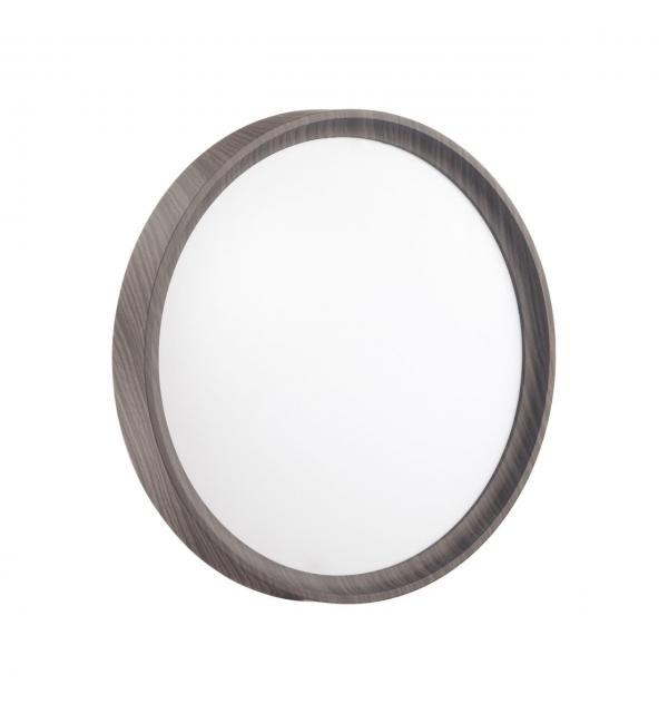 7627/DL PALE SN 175 Светильник пластик/венге под дерево LED 48Вт 3000-6300K D400 IP43 пульт ДУ WOODI