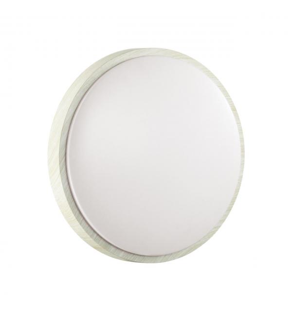 7628/EL PALE SN 170 Светильник пластик/беленый под дер. LED 72Вт 3000-6300K D500 IP43 пульт ДУ LOSTA