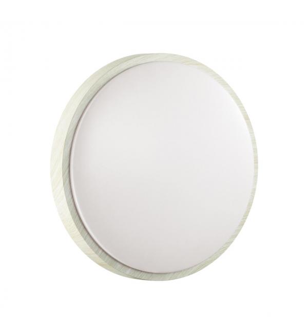 7628/EL PALE SN 170 Светильник пластик/беленый под дер. LED 72Вт 3000-6300K D500 IP43 пульт ДУ LOSTA