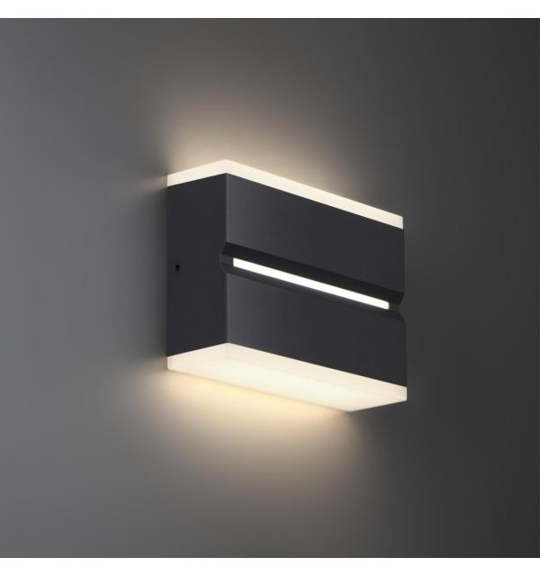 359196 STREET NT23 710 черный Светильник ландшафтный светодиодный IP54 LED 12W 220-240V 4000K 720Лм STRAIT
