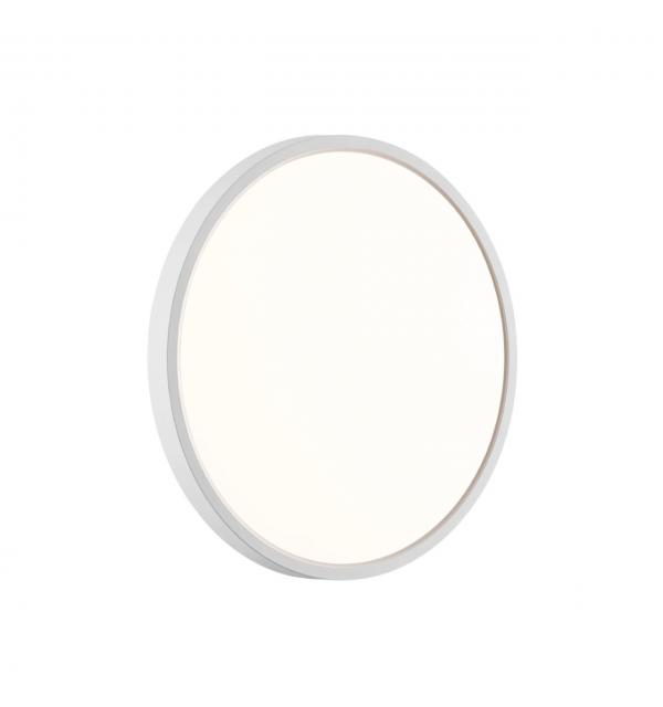 7659/24L MITRA LED SN 551 Светильник пластик/белый LED 24Вт 3000/4000K D300 IP40 ALFA WHITE