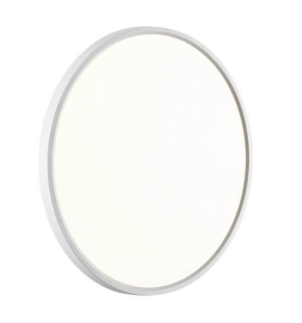7659/40L MITRA LED SN 551 Светильник пластик/белый LED 40Вт 3000/4000K D495 IP40 ALFA WHITE