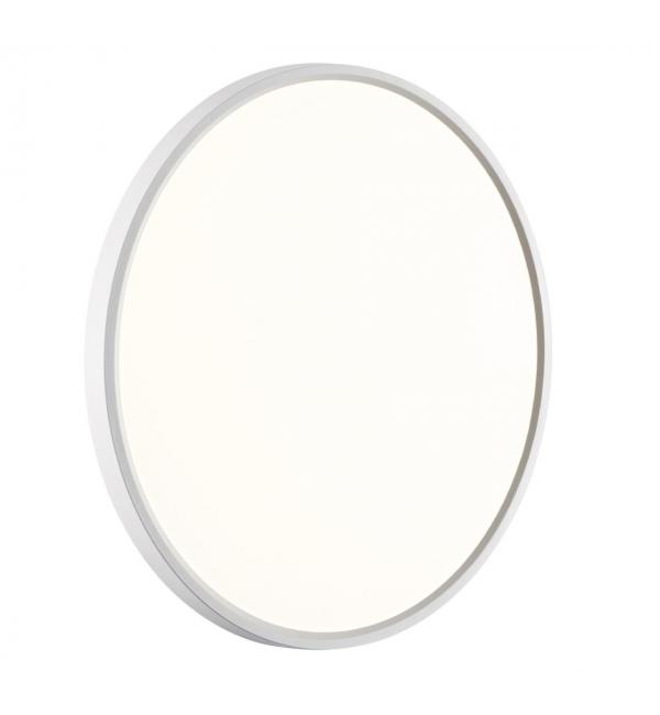 7659/40L MITRA LED SN 551 Светильник пластик/белый LED 40Вт 3000/4000K D495 IP40 ALFA WHITE