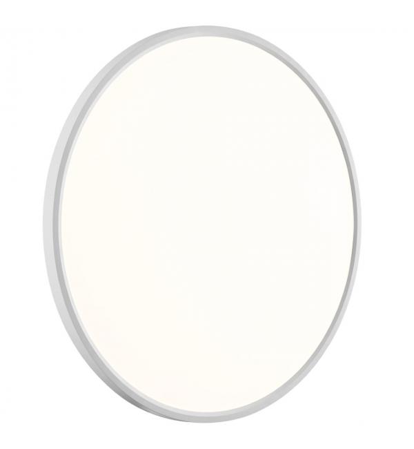 7659/48L MITRA LED SN 551 Светильник пластик/белый LED 48Вт 3000/4000K D600 IP40 ALFA WHITE