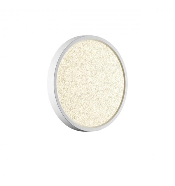 7661/18L MITRA LED SN 555 Светильник пластик/белый LED 18Вт 3000/4000K D230 IP40 OMEGA WHITE