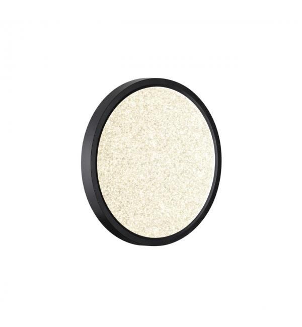 7662/18L MITRA LED SN 555 Светильник пластик/белый/черный LED 18Вт 3000/4000K D230 IP40 OMEGA BLACK