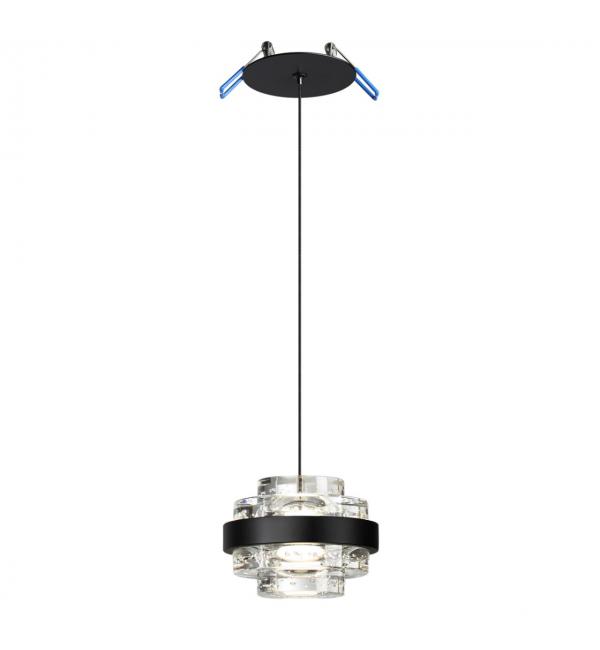 5031/6L L-VISION ODL24 000 чёрный/металл/акрил Подвес LED 6W 4000K 432лм KLOT