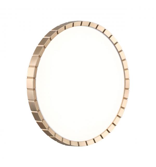 7648/DL PALE SN 142 Светильник пластик/белый/золотой LED 48Вт 4000К D385 IP43 ATABI GOLD