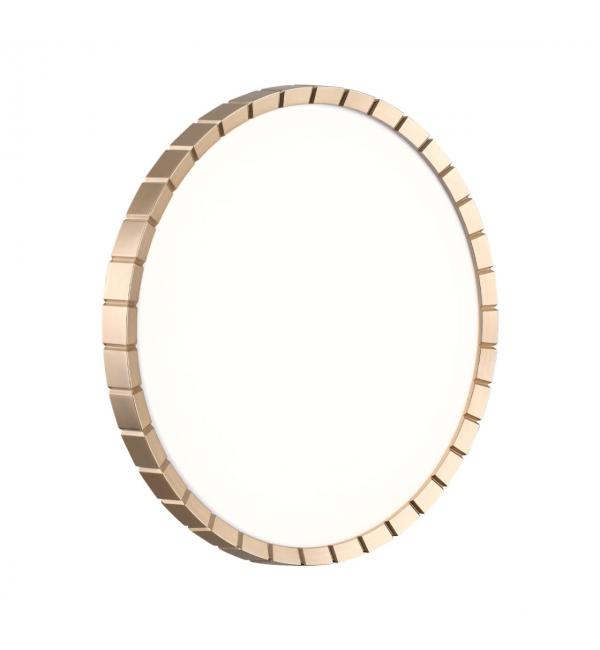 7648/DL PALE SN 142 Светильник пластик/белый/золотой LED 48Вт 4000К D385 IP43 ATABI GOLD