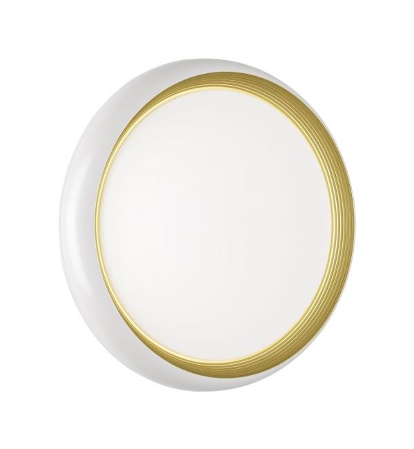 7650/EL PALE SN 141 Светильник пластик/золотой LED 70Вт 3000-6000К D480 IP43 пульт ДУ TOFIQ WHITE