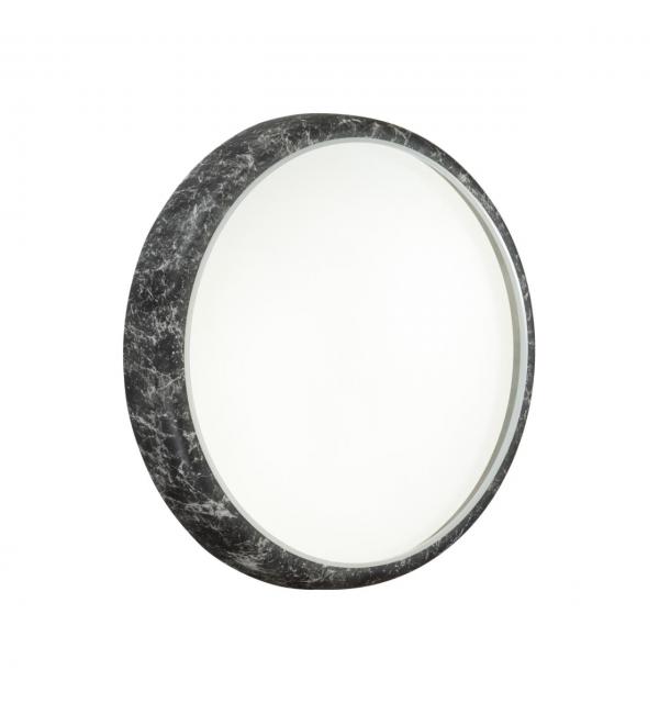 7639/DL COLOR SN 137 Светильник пластик/черн. мрамор LED 48Вт 4000K D410 IP43 MRAMO BLACK