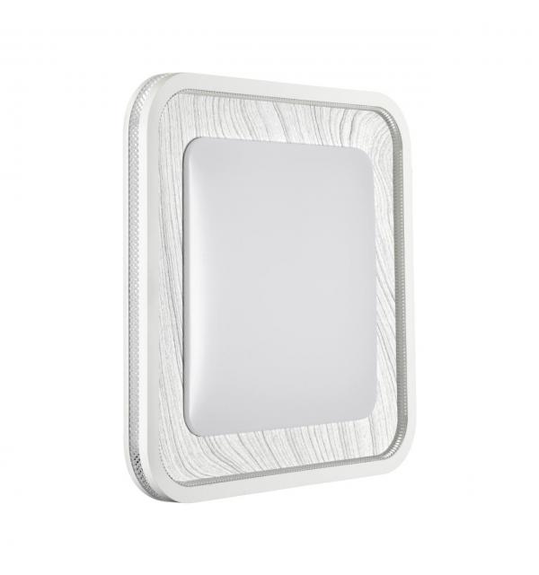 7682/EL COLOR SN 164 Светильник пластик/сер под дер LED 70Вт 3000-6000K 507х507 IP43 пульт ДУ MAVI WOOD