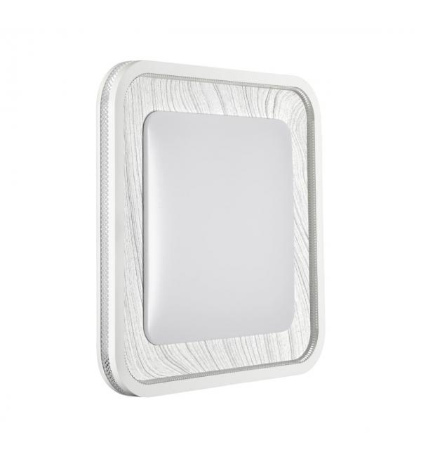7682/EL COLOR SN 164 Светильник пластик/сер под дер LED 70Вт 3000-6000K 507х507 IP43 пульт ДУ MAVI WOOD