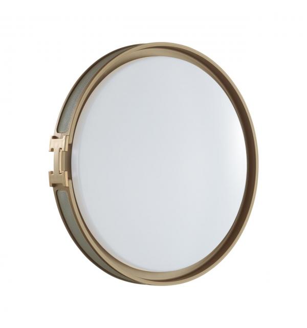 7654/EL COLOR SN 132 Светильник пластик/серый/золот LED 70Вт 3000-6000К D505 IP43 пульт ДУ FAVEMO GREY