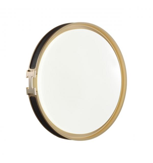 7667/DL COLOR SN 132 Светильник пластик/белый/черный/золотой LED 48Вт 4000К D405 IP43 FAVEMO BLACK