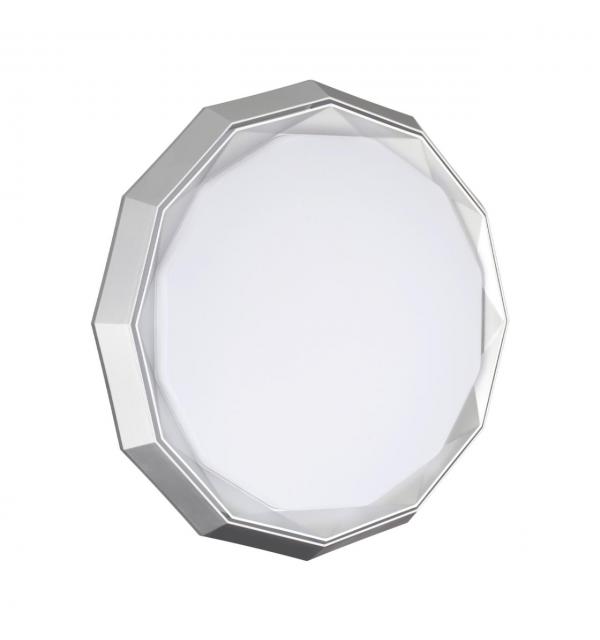 7671/DL COLOR SN 000 Светильник пластик/белый/хром LED 48Вт 3000-6000К D435 IP43 пульт ДУ VAXIN