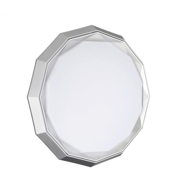 7671/DL COLOR SN 000 Светильник пластик/белый/хром LED 48Вт 3000-6000К D435 IP43 пульт ДУ VAXIN