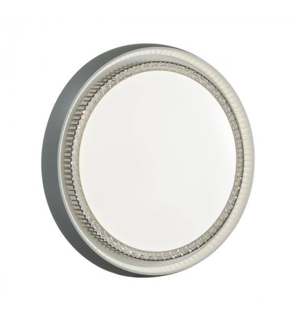 7644/DL PALE SN 000 Светильник пластик/белый/серый LED 48Вт 4000К D425 IP43 RAHIG