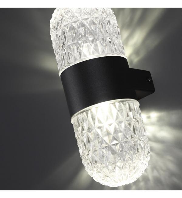 359296 STREET NT24 724 черный Светильник ландшафтный настенный IP65 LED 14W 4000K 175-265V ESTIMA