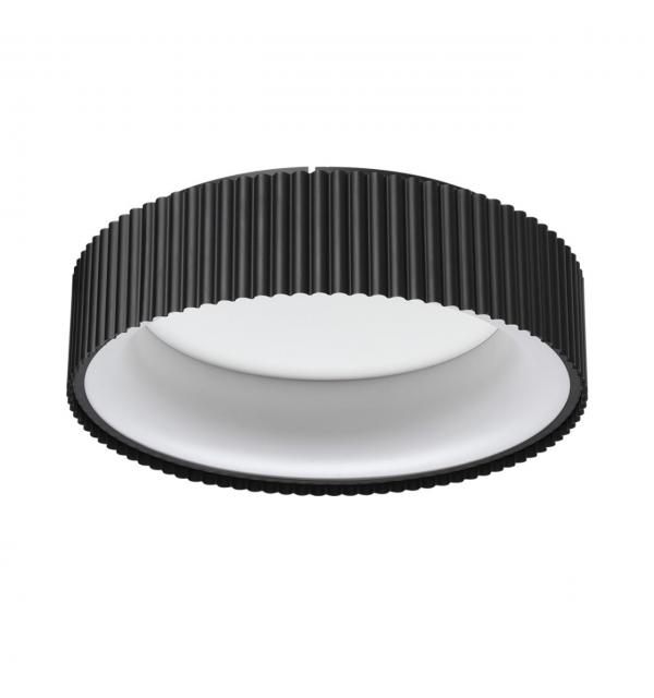 7712/56L AVRA LED SN 574 Светильник металл/акрил/белый/черный LED 56Вт 3000-6500К D460 IP20 пульт ДУ SHARMEL