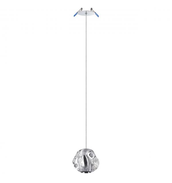 5084/5L L-VISION ODL25 561 хром/прозрачный/металл/акрил Подвес LED 5W 4000K 250Лм JEMSTONE