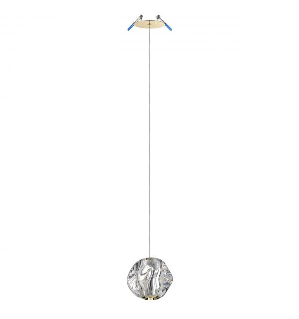5085/5L L-VISION ODL25 563 золото/прозрачный/металл/акрил Подвес LED 5W 4000K 240Лм JEMSTONE