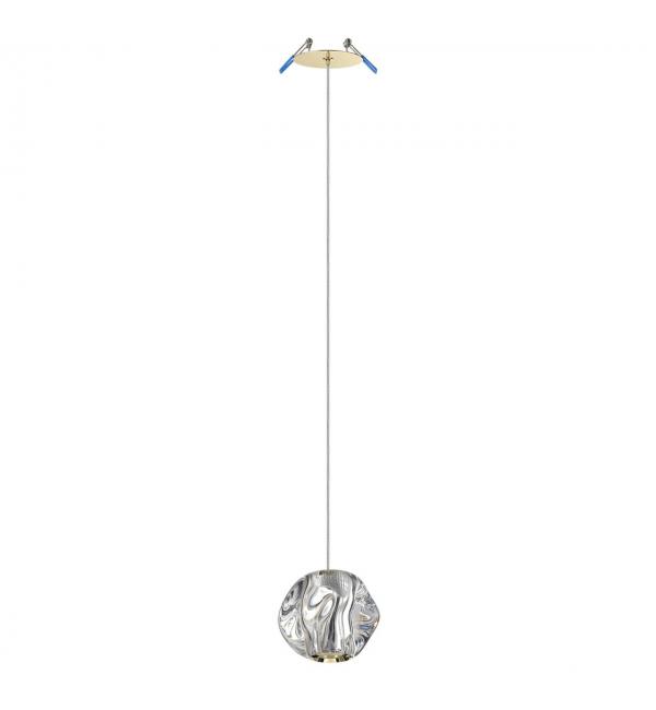 5085/5L L-VISION ODL25 563 золото/прозрачный/металл/акрил Подвес LED 5W 4000K 240Лм JEMSTONE