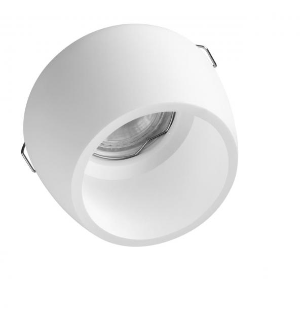 370980 SPOT NT24 618 белый гипс Светильник встраиваемый IP20 GU10 50W 220V YESO