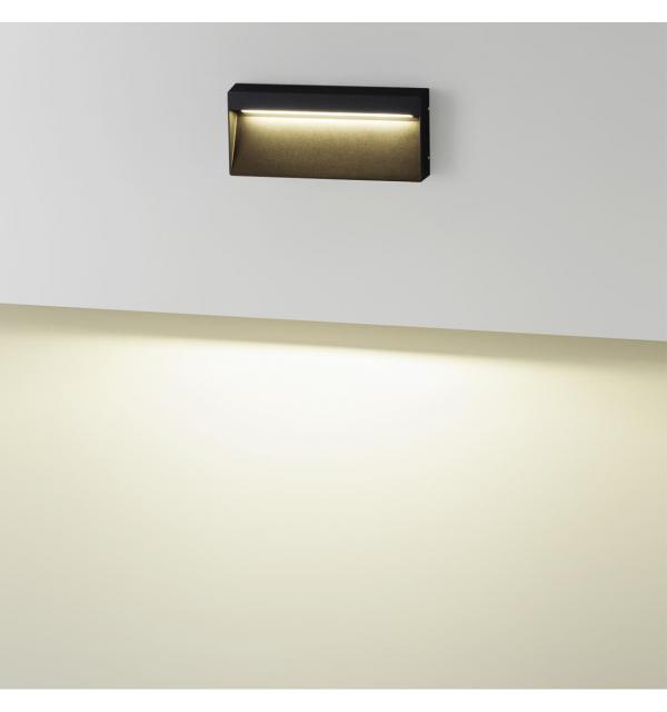 6649/5WL3 NATURE ODL25 695 черный/металл/акрил Подсветка для лестниц IP54 LED 5W 3000K 180° AC85-265V VITTY