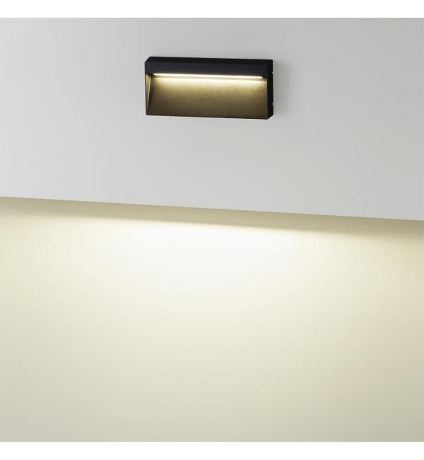 6649/5WL3 NATURE ODL25 695 черный/металл/акрил Подсветка для лестниц IP54 LED 5W 3000K 180° AC85-265V VITTY