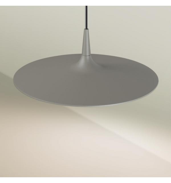 7038/12L HIGHTECH ODL25 000 серый/металл/акрил Подвесной светильник IP20 LED 12W 3000K AC90-260V SOMBRA
